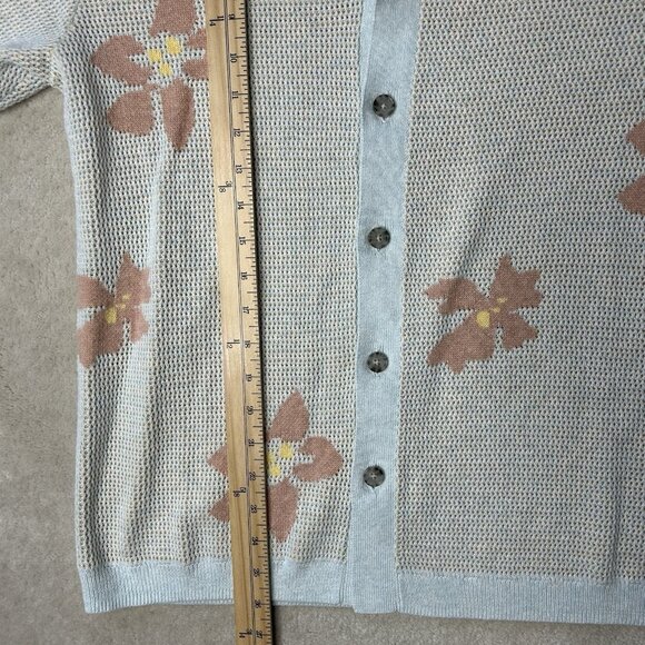 Marine Layer Asher Sweater Shirt Men’s Medium Knit Button Up Resort - Picture 5 of 6